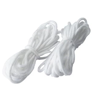 2. 5 mm Disposable Circle White Ear Rope