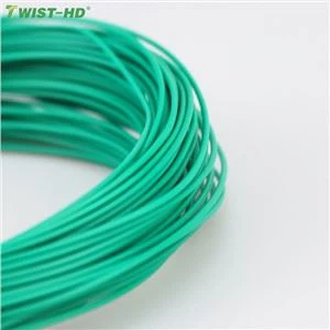 Fergħat tal-Ġnien miksija bil-plastik tal-PVC Aħdar Imwaħħla U Marbuta Bil-Wajer