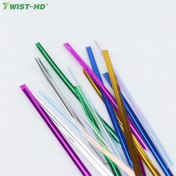 Various Colors Can Be Customized 4mm PET Plastic Packaging Decorative Wire